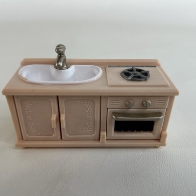 Calico Critters Kitchen OVEN SINK STOVE Sylvanian Families Doll House Furniture