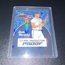Leaf 2021 Metal Baseball Dale Murphy 1/1 Pre-Production Proof Card