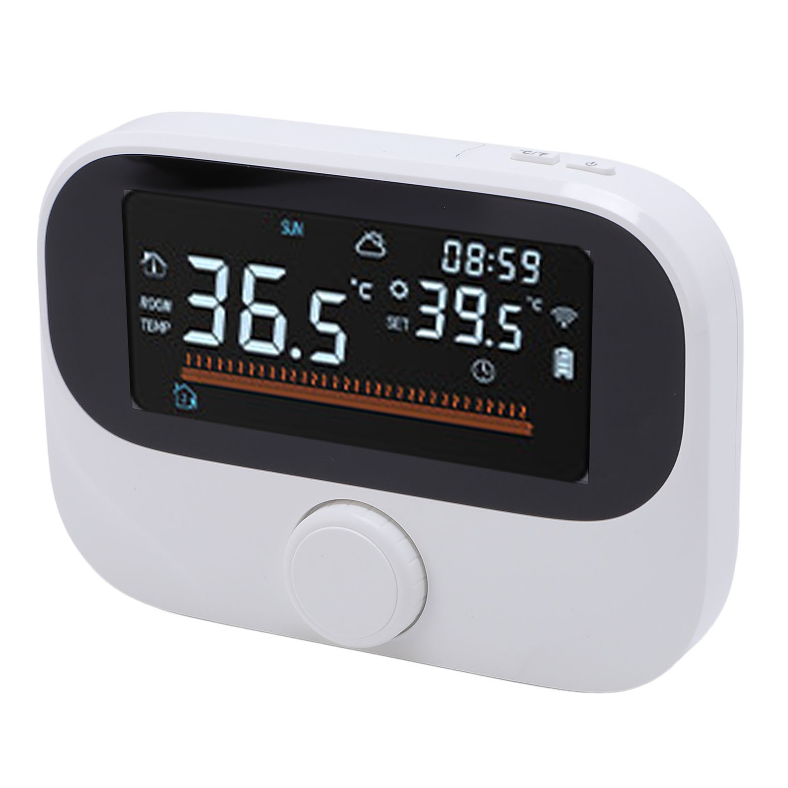 Smart WiFi Boiler Thermostat One To One Knob Programmable Time Period ..