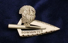 Empire Pewter Bowhunter Broadhead w/ Turkey Archery Pin