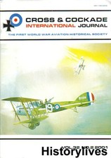 Cross & Cockade V.32 N.2 82 Squadron RFC RAF German Propellers Julius Arigi