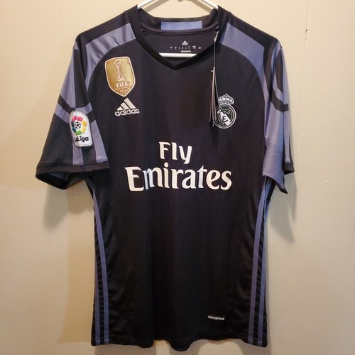 ADIDAS REAL MADRID CHAMPIONS 2017 THIRD RONALDO L ORIGINAL SOCCER JERSEY Ronaldo