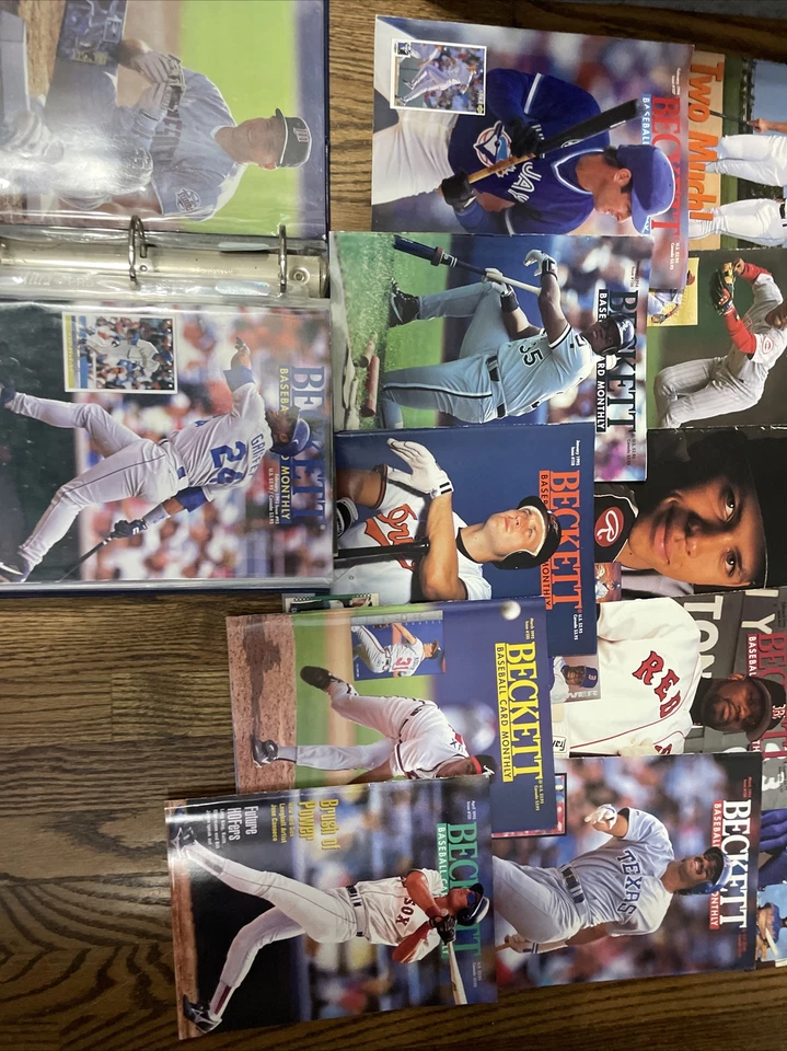 Vintage Lot Of 1993-96 Beckett Baseball Card Monthly MLB Ryan Bonds Griffey Jr. - Image 4 of 4