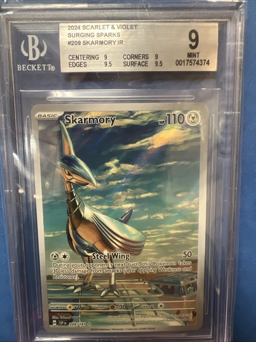 Skarmory IR 209/191 Scarlet & Violet Surging Sparks Beckett 9