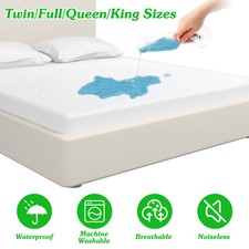 Quilted Mattress Pad 11in Deep Pocket Mattress Topper Fitted Protector Bed Cover