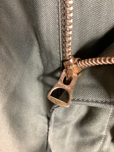 Pantaloni da campo vintage guerra di Corea esercito militare USA M-1951 OG taglia lunghi XL - Foto 12 di 15