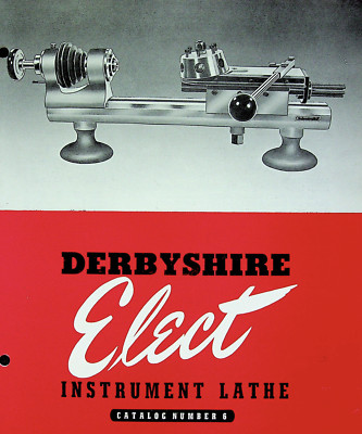 Derbyshire Lathes ~ Catalog **Digital Scans** PDF ~  Machinist MicroMill Vintage