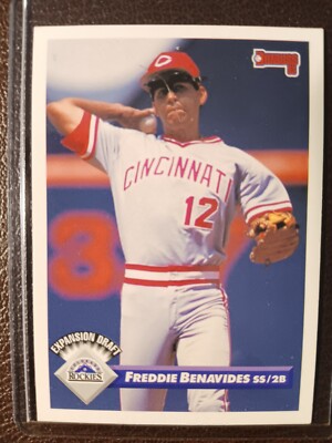 FREDDIE BENAVIDES REDS/ROCKIES 1993 DONRUSS BASEBALL CARD #746