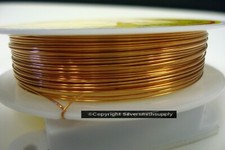 26' .5mm Rose Gold pltd copper round wire 24ga create wire wrapped jewelry PW006