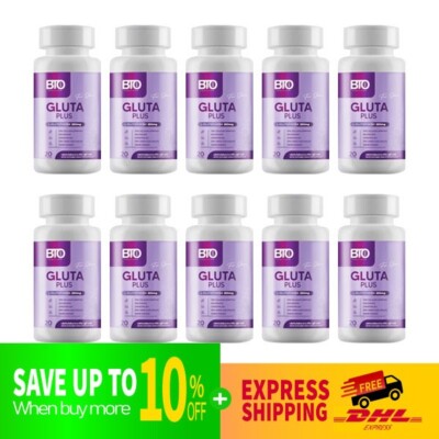 DHL EXPRESS 10X BTO GLUTA PLUS Whitening Radiant Skin Dark Spots 20 Capsules