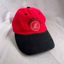 Hoosier Lottery Hat Mens One Size Red Strapback Cap Embroidered 100% Cotton