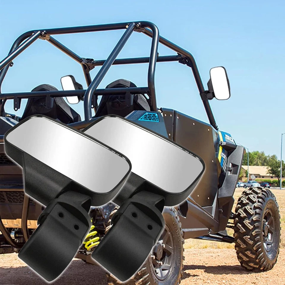 Espejos retrovisores laterales plegables para Kawasaki Mule 600 610 Mule SX de 1,75" - 2" Foto 2 de 4