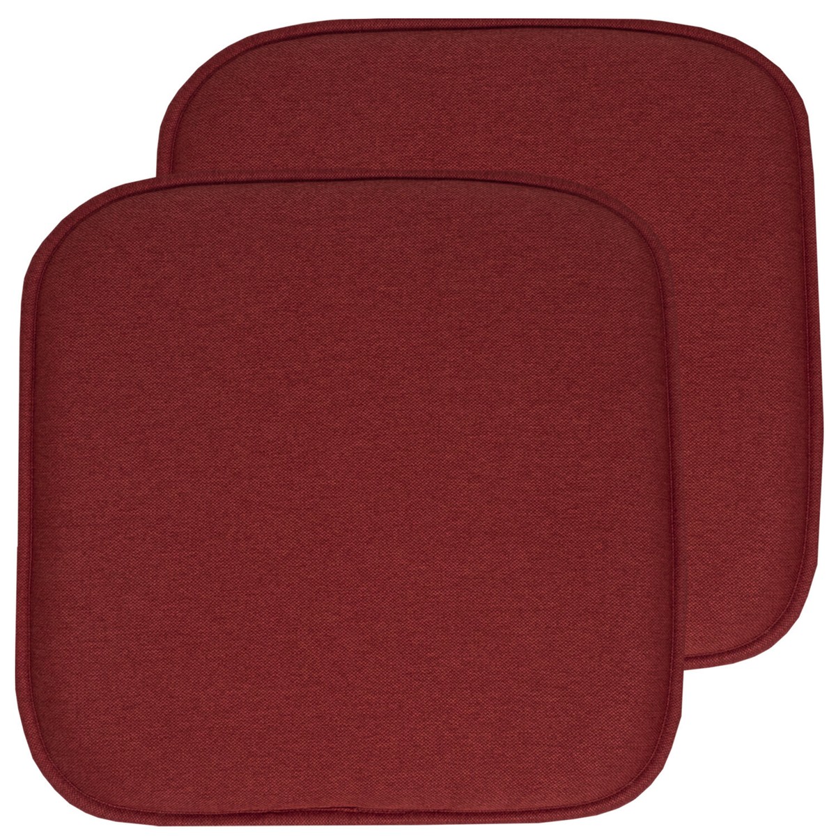 Charlotte Jacquard Cover Memory Foam Chair Pads 2, 4, or 12 Pack