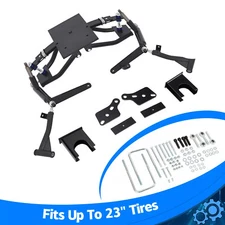 6" Double A-Arm Lift Kit For Club Car DS Golf Cart 2004+ Electric/Gas Black