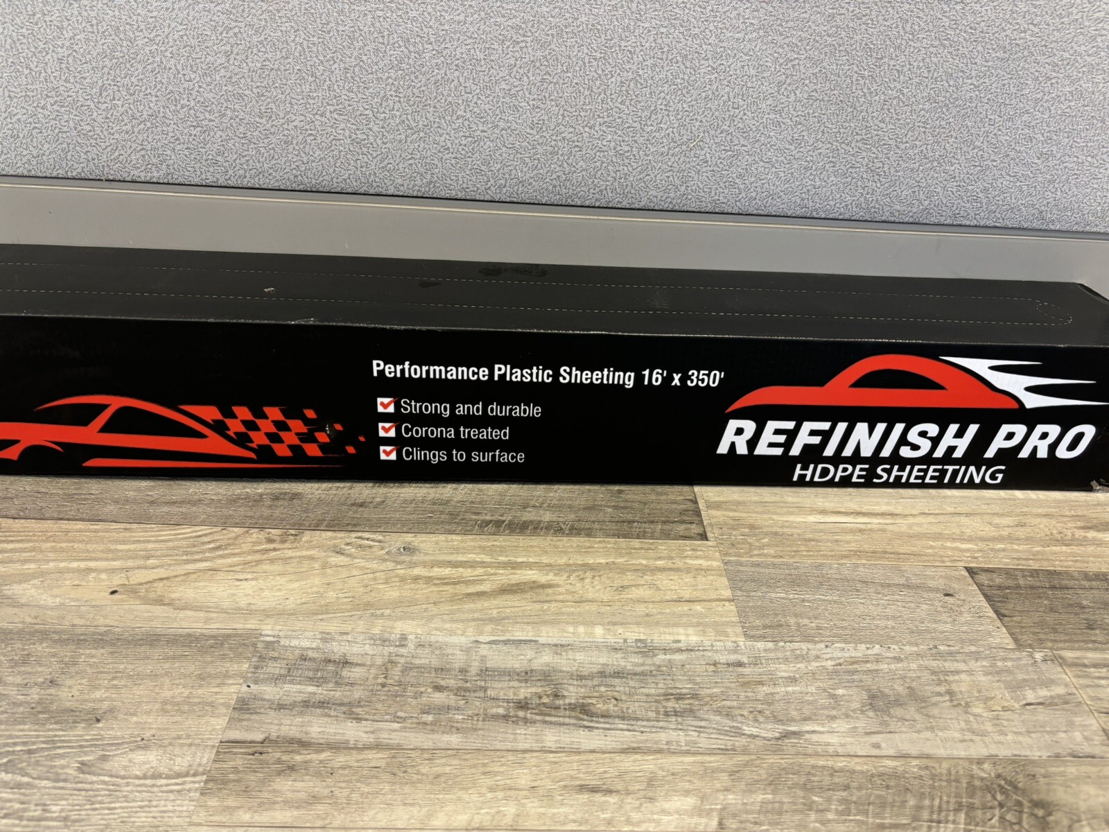 16ft x 350 ft Refinish Pro Clear Plastic Sheeting Roll