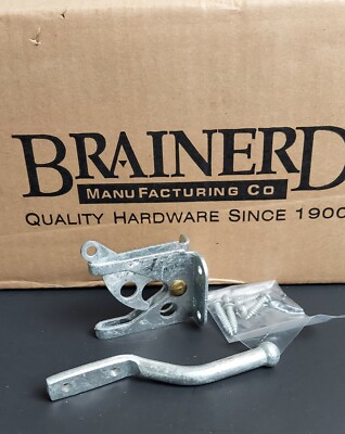 LOT 25 Galvanized Automatic Gate Door Hardware Latch Self Latching Lock