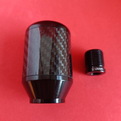 BLACK CARBON MUGEN JDM 5SP SHIFT GEAR KNOB for CIVIC INTEGRA RSX ACCORD FIT VTEC - Picture 3 of 6