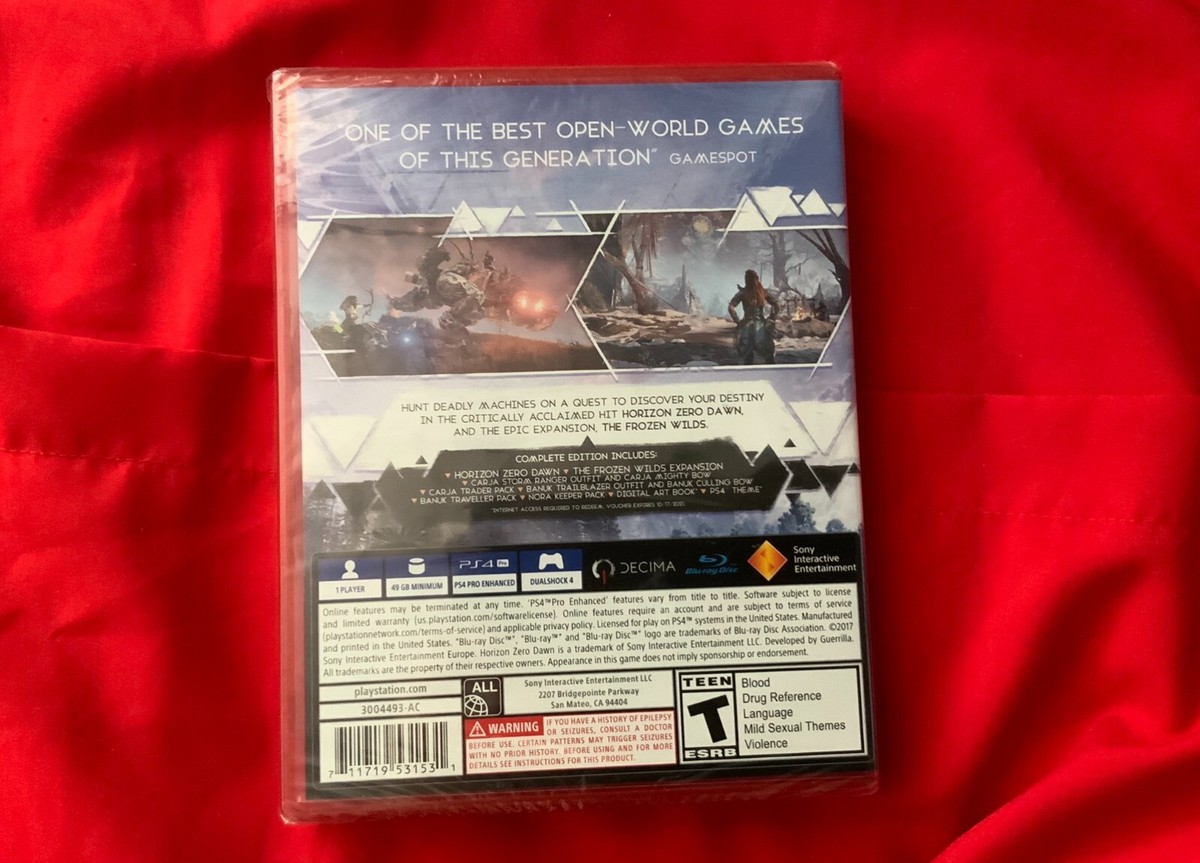 Horizon Zero Dawn Complete Edition Hits - Sony PlayStation 4 BRAND