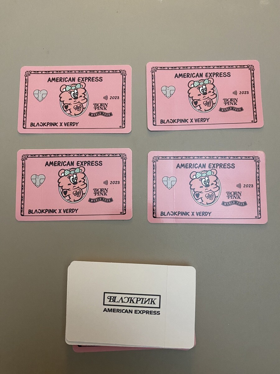 BLACKPINK x VERDY BORNPINK NYCPopUp AMERICAN EXPRESS CARD BLACKPINK x VERDY BORNPINK NYCPopUp AMERICAN EXPRESS CARD