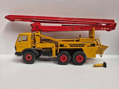 Conrad Mercedes 6x6 Putzmeister Cement Pump 1:50  used condition 1980-88 unboxed