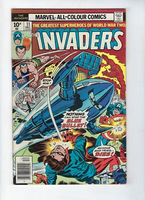 The Invaders # 11 Marvel Comics 1st appearance of Blue Bullet (1976) VF-