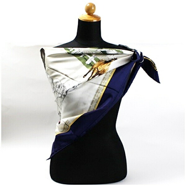 【HERMES】カレ90LES HARAS NATIONAUX Authentic Hermes Scarf Carre90 LES HARAS NATIONAUX National