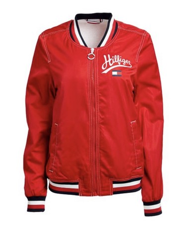 Tommy Hilfiger Sport Satin Logo Bomber 