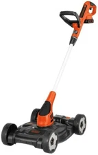 BLACK+DECKER 3-in-1 Lawn Mower, String Trimmer and Edger, 12-Inch (MTC220)