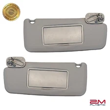 Sun Visor For Chevy SILVERADO Both Sides Left & Right Gray 2015-2019 OE Quality