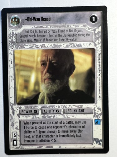 Obi-Wan Kenobi Star Wars CCG Premiere card