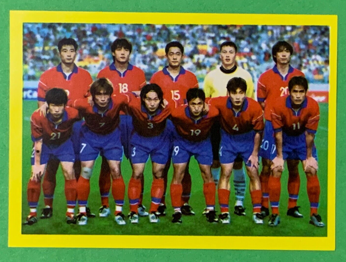 2002 Navarrete Korea Japan World Cup FIFA Face STICKER #203 SOUTH