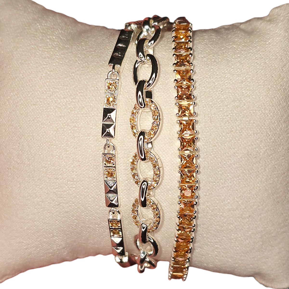 Bomb Party Luxe Bracelet RBP8057, Wake Up and Rock It-Silver