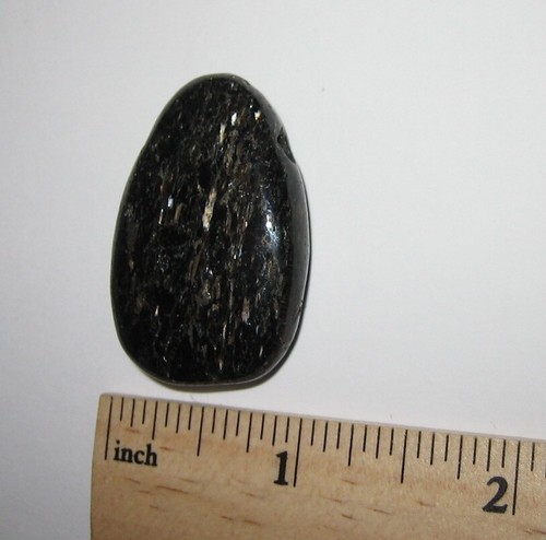 COLGANTE PIEDRA NUUMMITA AUTÉNTICA PERFORADA PULIDA 1.4" GROENLANDIA 18g *A3