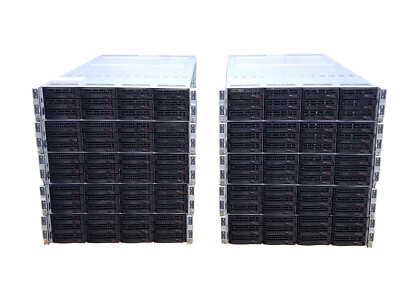 Lot of 10 SuperMicro 6029TP-HTR Quad Node Barebone Servers w/ X11DPT-PS-EI012