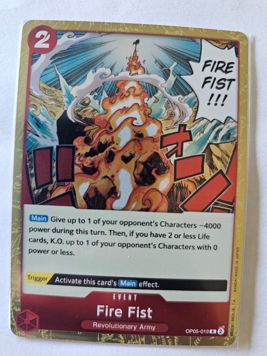 One Piece TCG - Fire Fist Event- OP05-019 FOIL | eBay