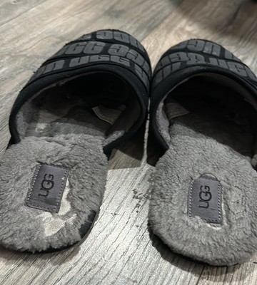 UGGs Men\'s Black and Gray slip on slippers, Sz M 10 Mens UGG® Tasman II Slipper - Dark Grey | Journeys main image 4