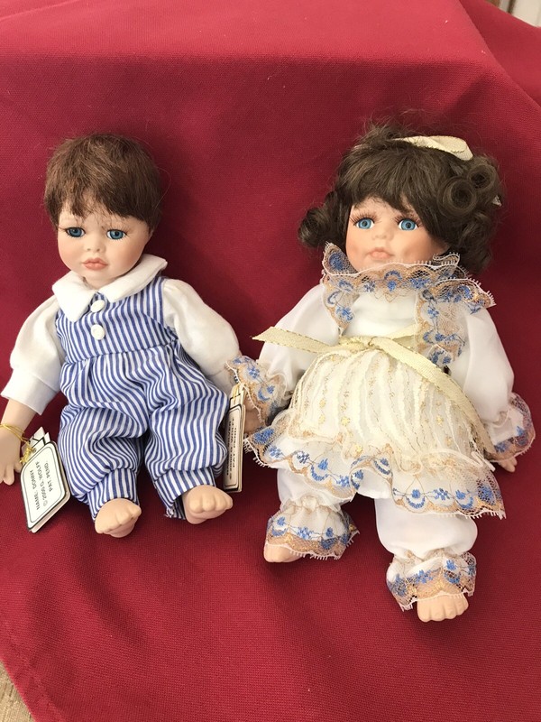 Porcelain Dolls by Gustave Wolff - signed & numbered
