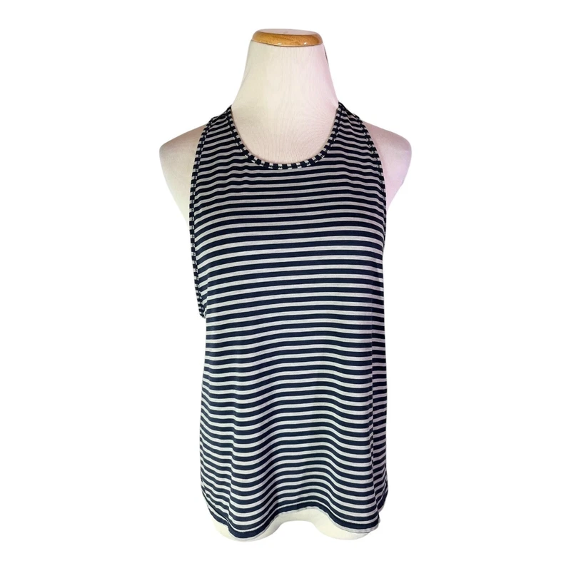 athleta essence striped racerback tank-top