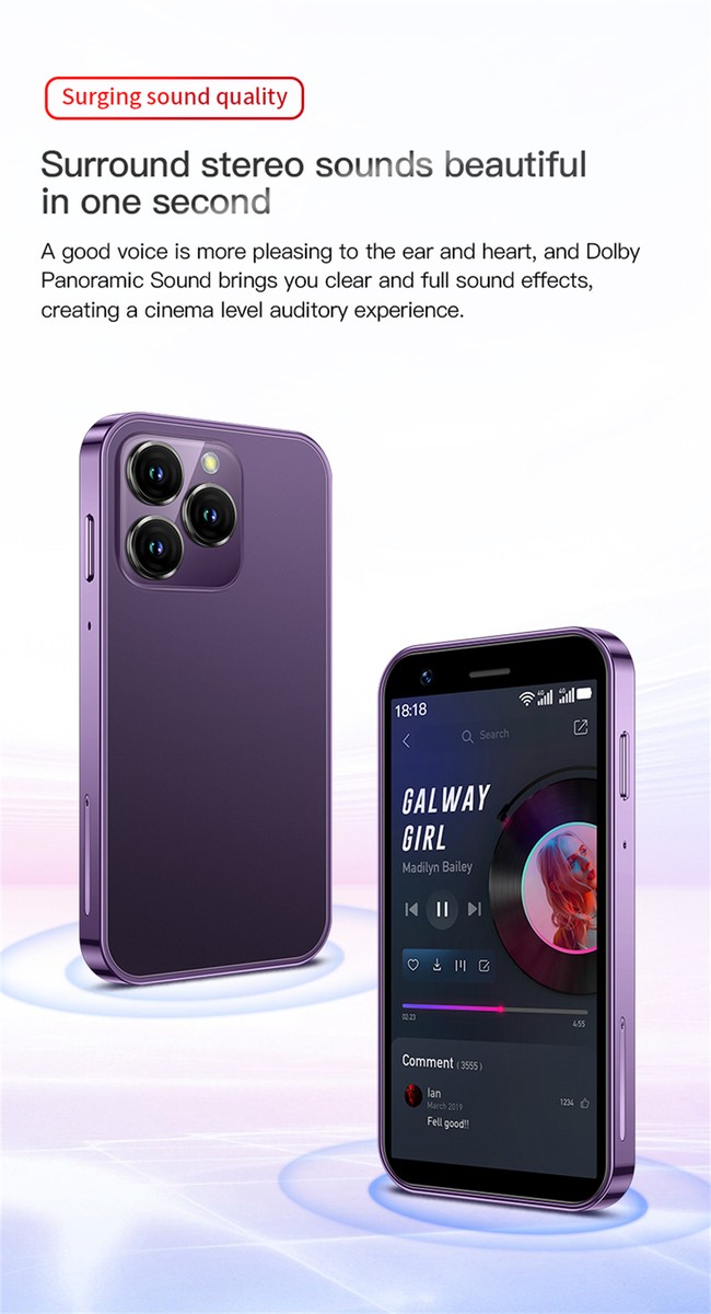 408 極小スマホ 超美品 SIMフリー SOYES XS16 SOYES XS16 Unlocked Mini Android 4G LTE Cell Phones