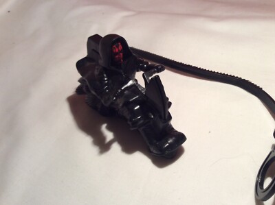 1999 Applause Star Wars Darth Maul Rip-cord 4,5'' Desert Sith Speeder Toy Working