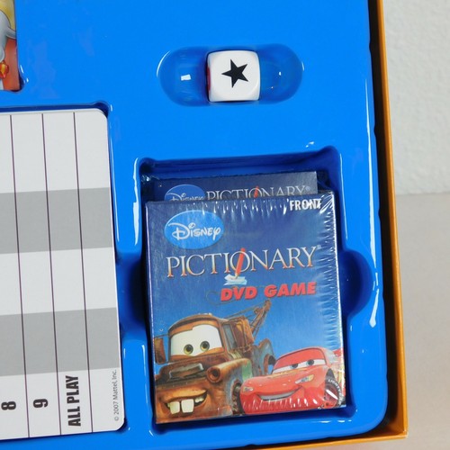 Disney Pictionary DVD Game Drawing Animation Characters Mattel Games Open Box - Picture 5 of 9
