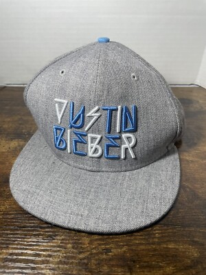 Justin Bieber Baseball Hat Cap Believe Tour Snapback Size 7 3/8