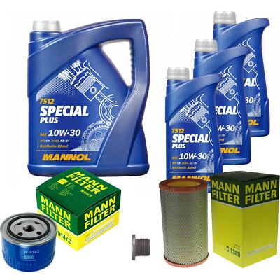 MANN Inspektionspaket 8 L MANNOL Special Plus 10W-30 für Renault Trafic