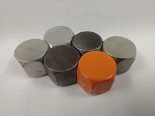 5406C-06 3/8" NPT STEEL HEX PIPE CAPS (LOT OF 6)