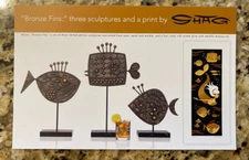 Shag Josh Agle “Bronze Fins” Promo Card