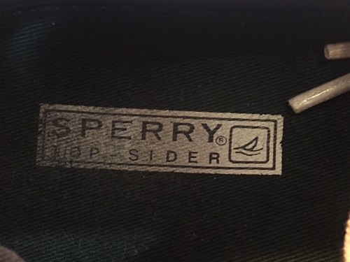 WMS. SPERRY TOPSIDERS NAVY / GREEN TARTAN PLAID 2 EYE BOAT SHOESW/ PATENT TRIM - Picture 8 of 9