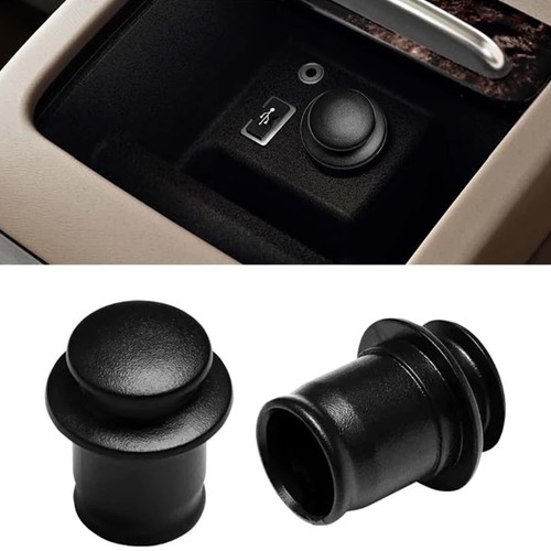 Universal In-Car Cigarette Plug Socket Lighter Stopper Cover Trim Black For BMW - Picture 5 of 12