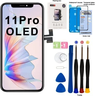 EFAITHFIX For iPhone 11 Pro OLED Display Touch Screen Digitizer Replacement Kit Assembly