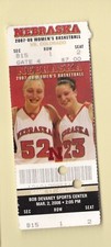 Nebraska Cornhuskers Husker Women's Basketball Ticket Stub 2007-08 Colorado