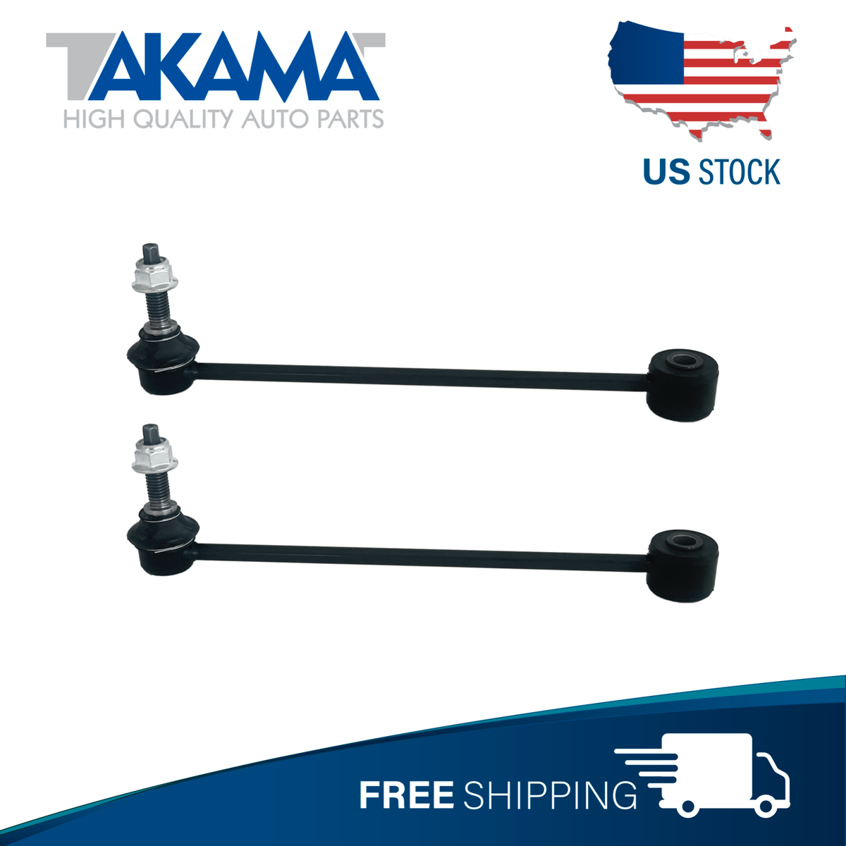 Stabilizer Sway Bar End Link Front Rear LH RH Kit Set 4pc For 09-20 Ram 1500 New - Foto 13